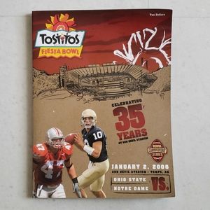 2006 Tostitos Fiesta Bowl Program - January 2, 2006 - Ohio State Vs. Notre Dame